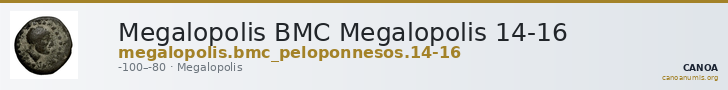 Megalopolis BMC Megalopolis 14-16 — CANOA