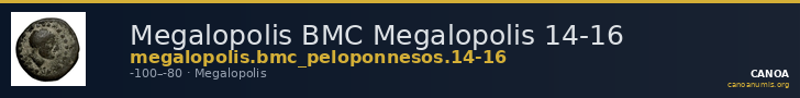 Megalopolis BMC Megalopolis 14-16 — CANOA