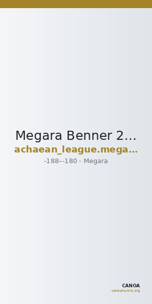 Megara Benner 2008 Megara 1 — CANOA