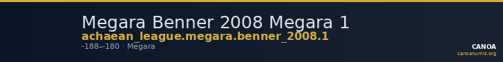 Megara Benner 2008 Megara 1 — CANOA