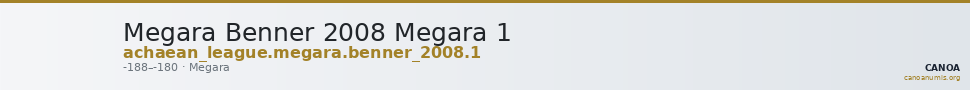 Megara Benner 2008 Megara 1 — CANOA