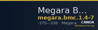 Megara BMC Megara 1, 4-7 — CANOA