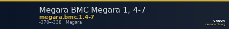 Megara BMC Megara 1, 4-7 — CANOA