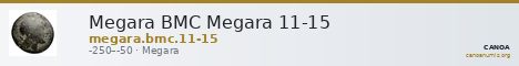 Megara BMC Megara 11-15 — CANOA