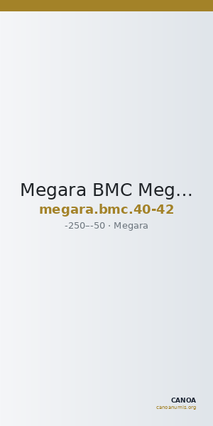 Megara BMC Megara 40-42 — CANOA