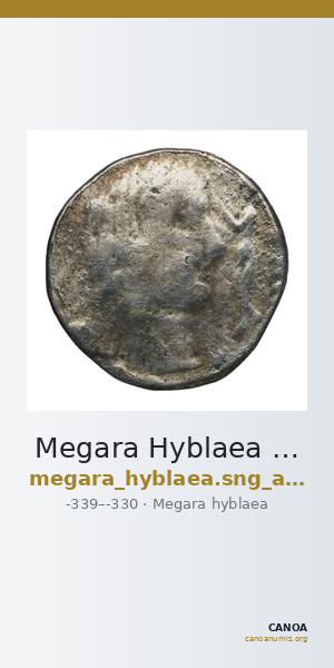 Megara Hyblaea SNG ANS 287 — CANOA