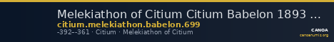 Melekiathon of Citium Citium Babelon 1893 699 — CANOA