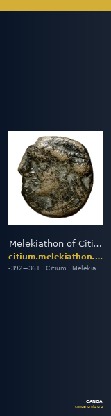 Melekiathon of Citium Citium BMC Citium 72-73 — CANOA