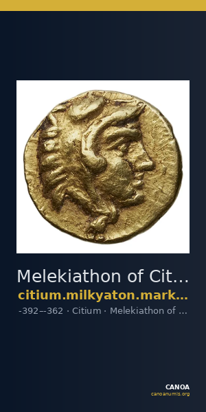 Melekiathon of Citium Citium Markou 2011 19-42 — CANOA