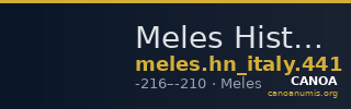 Meles Historia Numorum Italy 441 — CANOA