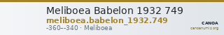Meliboea Babelon 1932 749 — CANOA
