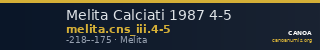 Melita Calciati 1987 4-5 — CANOA