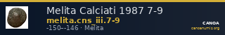 Melita Calciati 1987 7-9 — CANOA