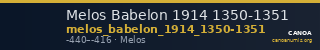 Melos Babelon 1914 1350-1351 — CANOA
