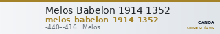 Melos Babelon 1914 1352 — CANOA