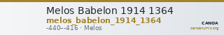 Melos Babelon 1914 1364 — CANOA