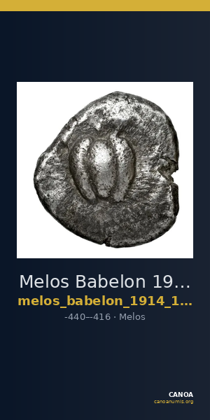 Melos Babelon 1914 1378-1379 — CANOA