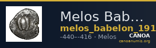 Melos Babelon 1914 1378-1379 — CANOA