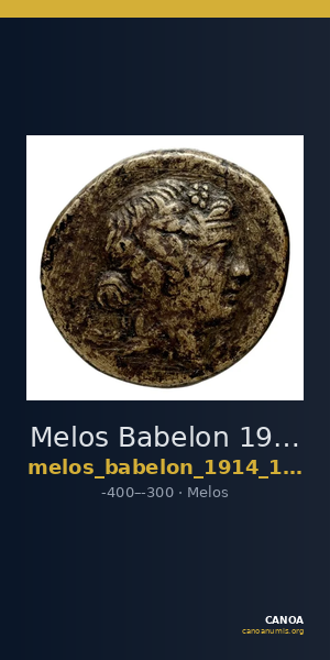 Melos Babelon 1914 1382 — CANOA