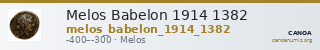 Melos Babelon 1914 1382 — CANOA
