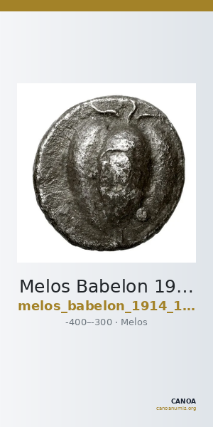 Melos Babelon 1914 1383 — CANOA