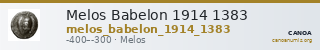 Melos Babelon 1914 1383 — CANOA