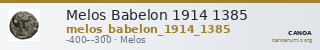 Melos Babelon 1914 1385 — CANOA