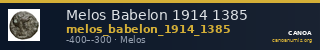Melos Babelon 1914 1385 — CANOA