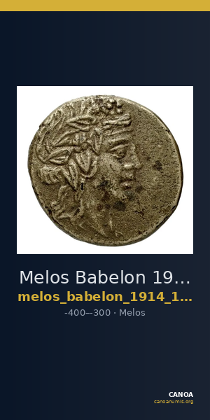 Melos Babelon 1914 1395 — CANOA