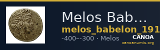 Melos Babelon 1914 1395 — CANOA
