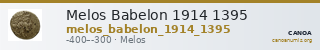 Melos Babelon 1914 1395 — CANOA