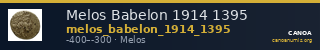 Melos Babelon 1914 1395 — CANOA