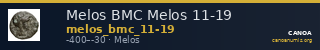 Melos BMC Melos 11-19 — CANOA