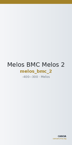 Melos BMC Melos 2 — CANOA