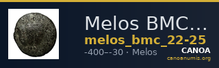 Melos BMC Melos 22-25 — CANOA