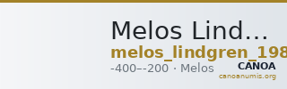Melos Lindgren 1989 1795 — CANOA