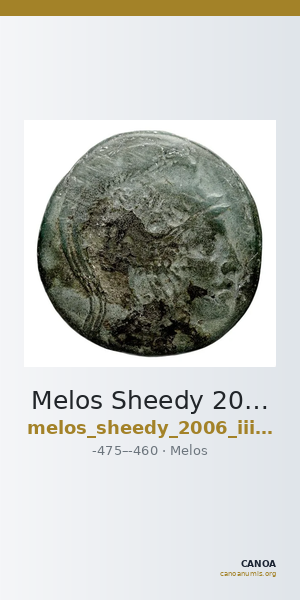 Melos Sheedy 2006 Series III, group A-B — CANOA