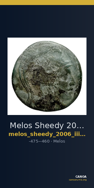 Melos Sheedy 2006 Series III, group A-B — CANOA