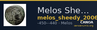 Melos Sheedy 2006 Series V — CANOA