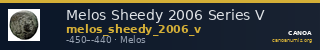Melos Sheedy 2006 Series V — CANOA