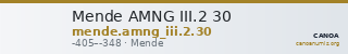 Mende AMNG III.2 30 — CANOA