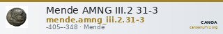 Mende AMNG III.2 31-3 — CANOA