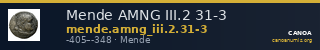 Mende AMNG III.2 31-3 — CANOA