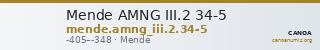 Mende AMNG III.2 34-5 — CANOA