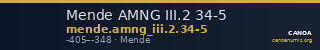 Mende AMNG III.2 34-5 — CANOA