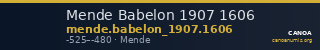 Mende Babelon 1907 1606 — CANOA