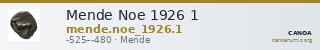 Mende Noe 1926 1 — CANOA