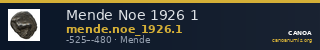 Mende Noe 1926 1 — CANOA