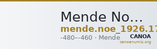 Mende Noe 1926 17 — CANOA