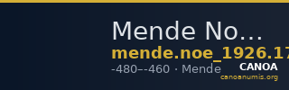 Mende Noe 1926 17 — CANOA